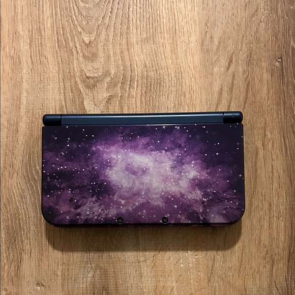 Nintendo Handheld Console - Purple Galaxy Design with 1 game
